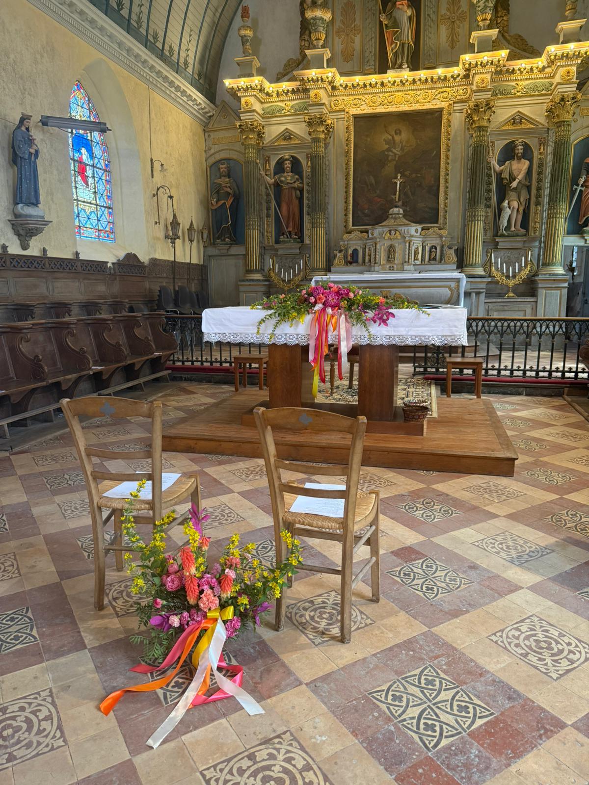 intérieur de l'église de Gauville
