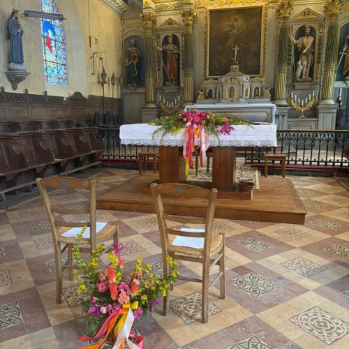 intérieur de l'église de Gauville